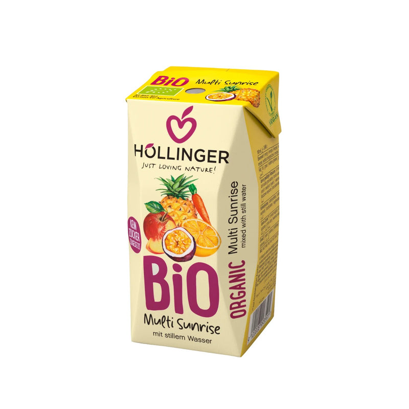 [24-Pack] Hollinger Organic Multi Sunrise, 200ml [Exp:05/25]