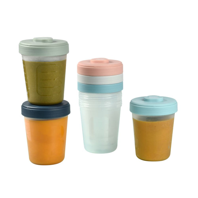 Beaba Clip Portions Food Storage Toddler Set - Eucalyptus