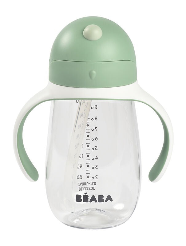 Beaba Straw Cup 300ml - Sage Green