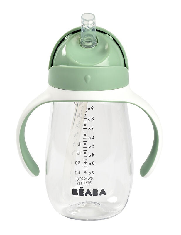 Beaba Straw Cup 300ml - Sage Green