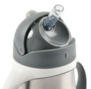 Beaba Stainless Steel Straw Cup 250ml - Mineral Grey