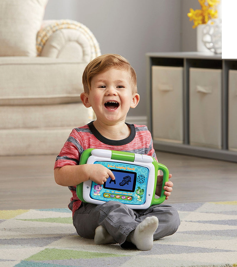 LeapFrog 2-in-1 LeapTop Touch - Green (3 Months Local Warranty)