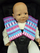 Baby Hopper Reversible Belt Cover - Pink Border