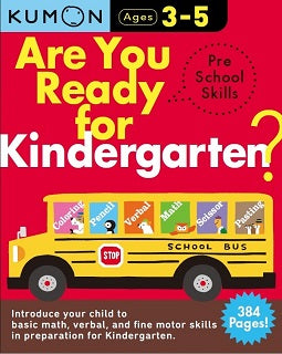 Kumon Are You Ready For Kindergarten Bind Up (Ages 3-5)
