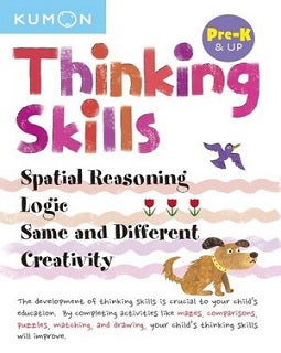 Kumon Pre-K Thinking Skills - Spatial Reasoning Logic, Same & Different Creativity