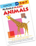 Kumon My Book of Mazes: Animals (5-7 Years)