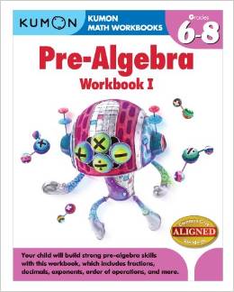 Kumon Pre-Algebra Workbook 1