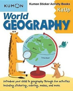 Kumon Sticker Activity Book : World Geography K And Up