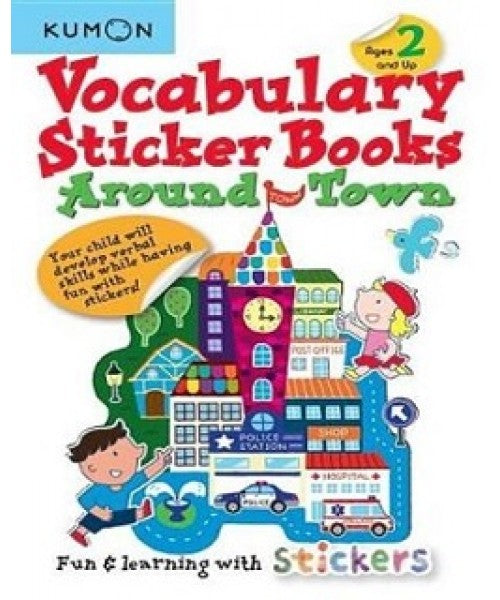 Kumon Vocabulary Sticker Books Around Town