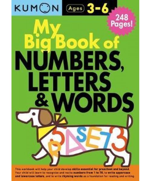 Kumon My Big Book Of Numbers, Letters And Words