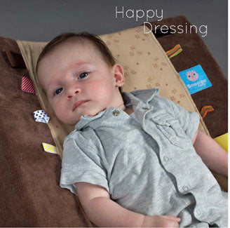 Snoozebaby Happy Dressing Changing Mat Cover - Hippo Grey