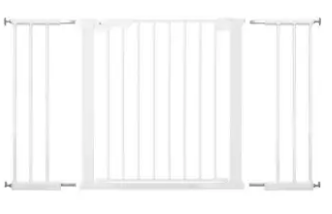 Baby Dan Premier Pressure Fit Safety Gate With 6 Extensions (White)