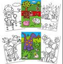 [Bundle Of 3] Galt First Sticker Colouring Book