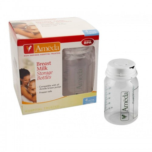 Ameda Breast Milk Storage Bottles 4pieces