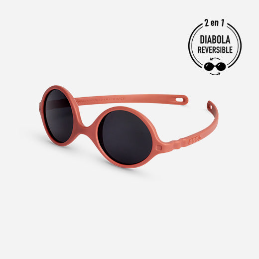 Ki ET LA Sunglasses 2.0 Diabola 0-1 year old - Terracotta