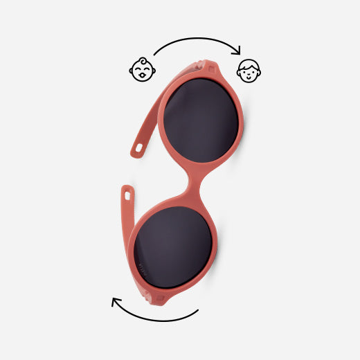 Ki ET LA Sunglasses 2.0 Diabola 0-1 year old - Terracotta