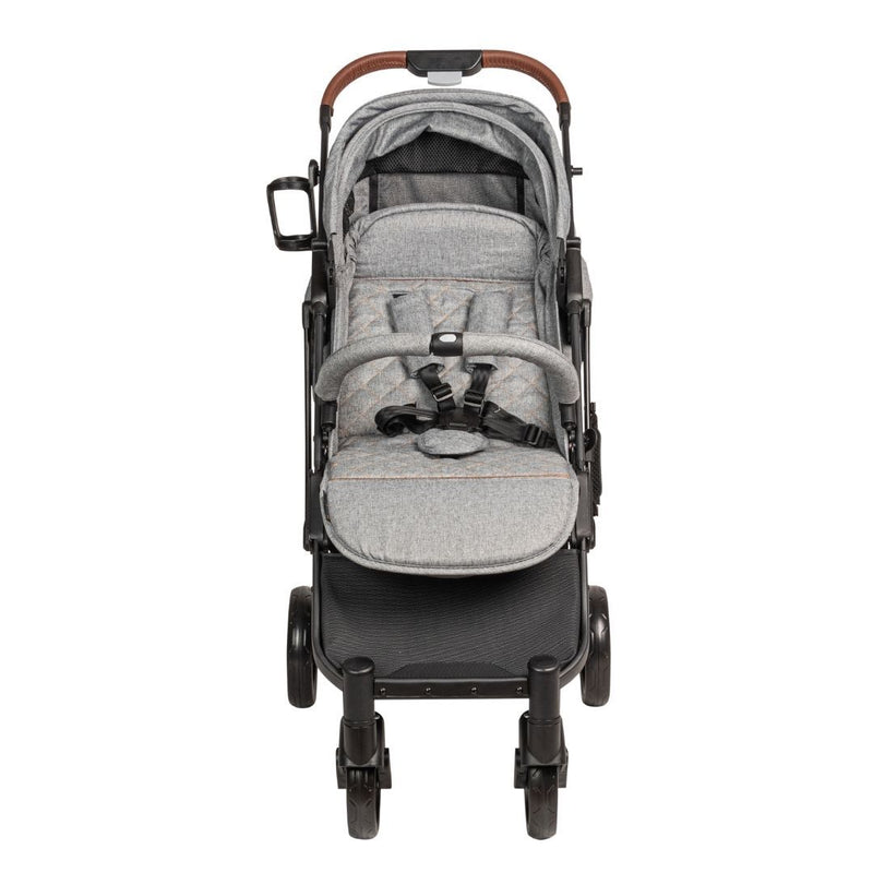 [1 Yr Local Warranty] Bonbijou Lux Stroller - Light Grey