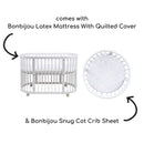 [1 year warranty] Bonbijou Doozy 7-In-1 Convertible Baby Cot