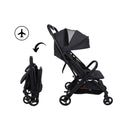 [1 Yr Local Warranty] Bonbijou Leroy Auto Fold Stroller, Black