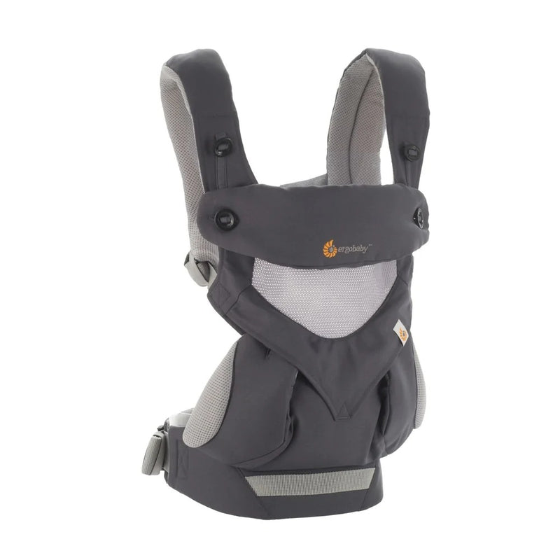 [10 year local warranty] ErgoBaby 360 Cool Air Mesh Baby Carrier - Carbon Grey