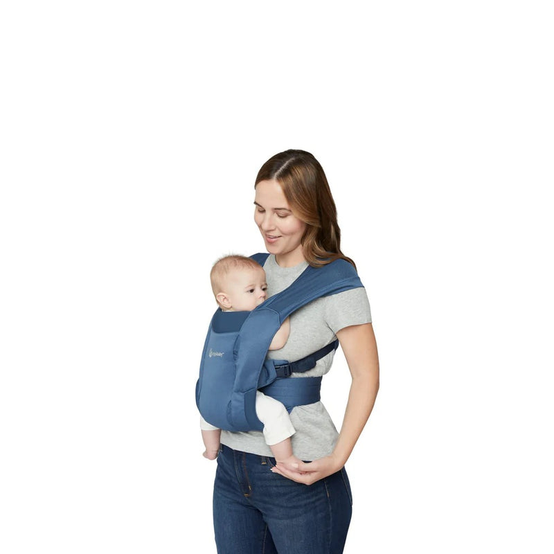 [10 year local warranty] Ergobaby Embrace Soft Air Mesh Newborn Baby Carrier - Blue