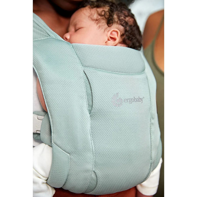 [10 year local warranty] Ergobaby Embrace Soft Air Mesh Newborn Baby Carrier - Sage