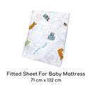 My Bunny Friend Fitted Sheet For Baby Mattress (Bunny Party)