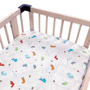 My Bunny Friend Fitted Sheet For Baby Mattress (Bunny Party)