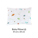 My Bunny Friend Baby Pillow - J (Bunny Party)