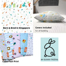 My Bunny Friend Baby Pillow - J (Bunny Party)