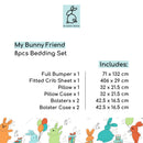 My Bunny Friend 8pcs Bedding Set (Bunny Party)