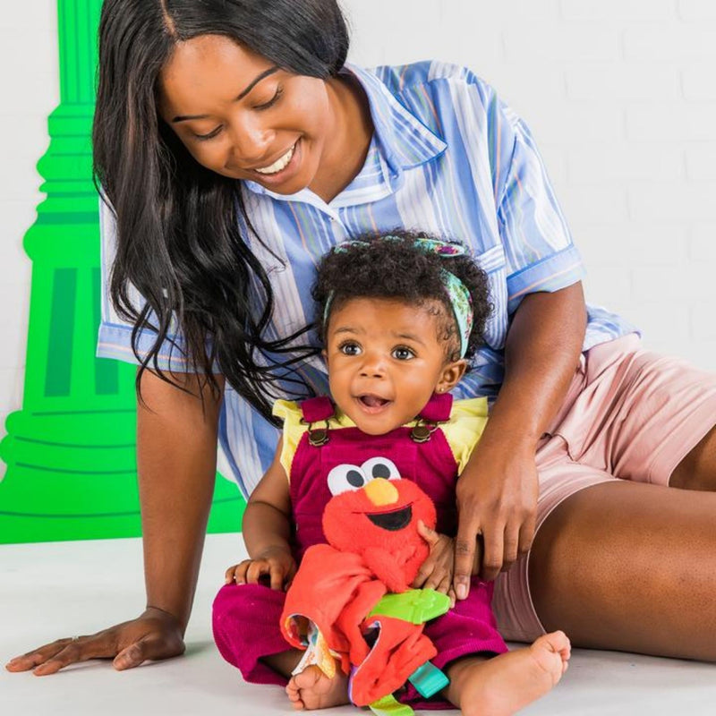 Bright Starts Sesame Street Snuggles with Elmo Baby's First Soothing Blanket