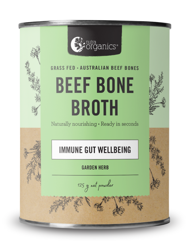 Nutra Organics Beef Bone Broth Garden Herb - 125gm