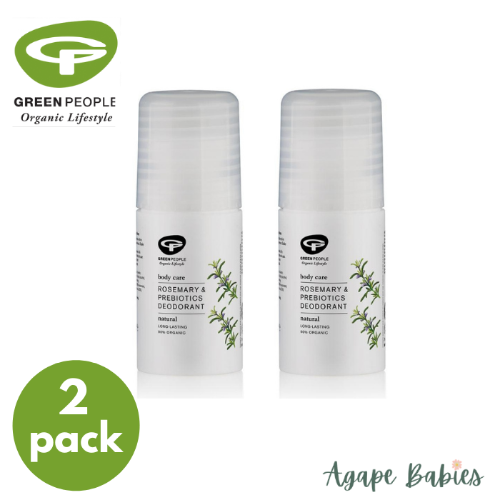 [Bundle Of 2] Green People Natural Deodorant - Rosemary, 75ml.