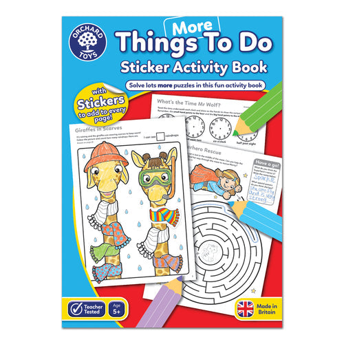 Orchard Toy- More Things To Do Sticker Activity Book