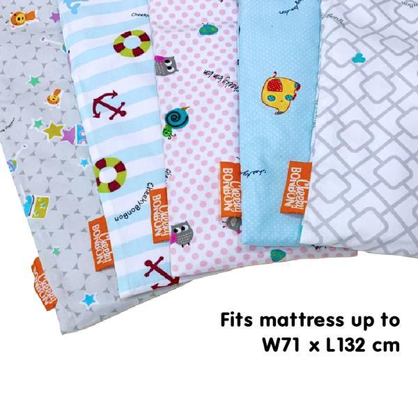 Cheeky Bon Bon Fitted Sheet For Baby Mattress