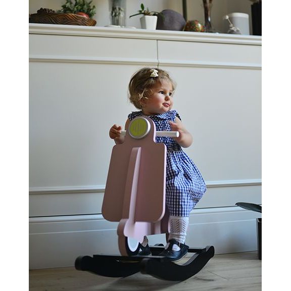 Childhome Kids Rocking Scooter - Pink/Black