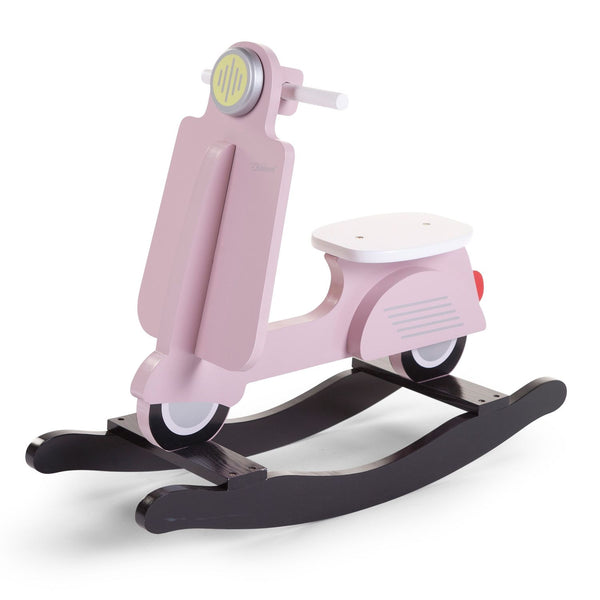 Pink Rocker Scooter Childhome Kids Rocking Scooter - Pink/Black