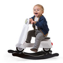 Childhome Kids Rocking Scooter - Black/White
