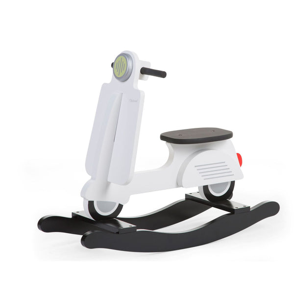 Childhome Kids Rocking Scooter - Black/Whit