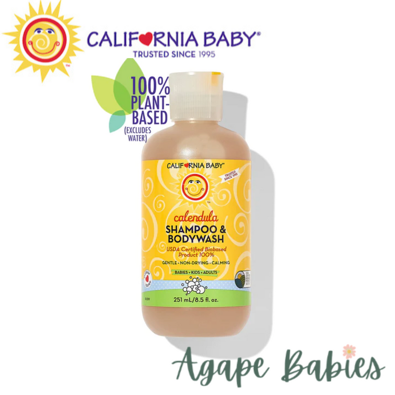California Baby Shampoo & Body Wash: Calendula 8.5oz Exp: 07/24