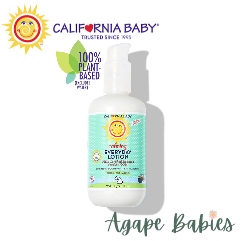 California Baby Calming Everyday Lotion 8.5oz (100% Plant Based) Exp: 10/23