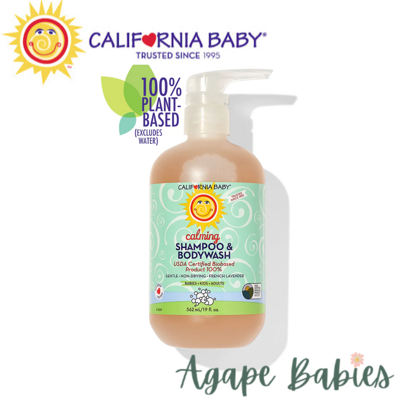 California Baby Shampoo & Body Wash: Calming 19oz SINGLE Exp: 03/24