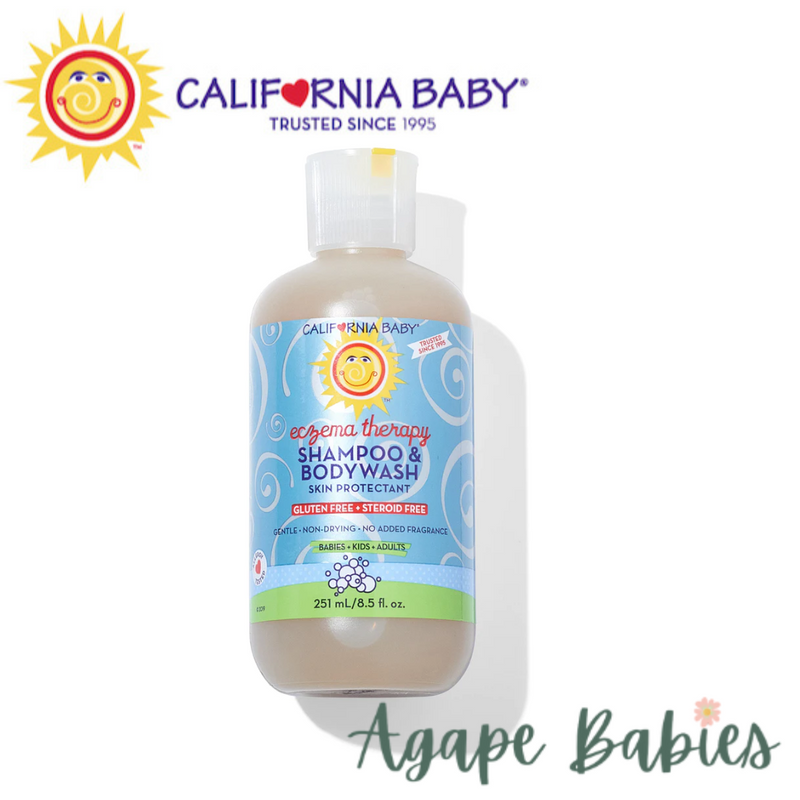 California Baby Shampoo & Body Wash: Therapeutic Relief Eczema 19oz (GLUTEN FREE) Exp: 06/24