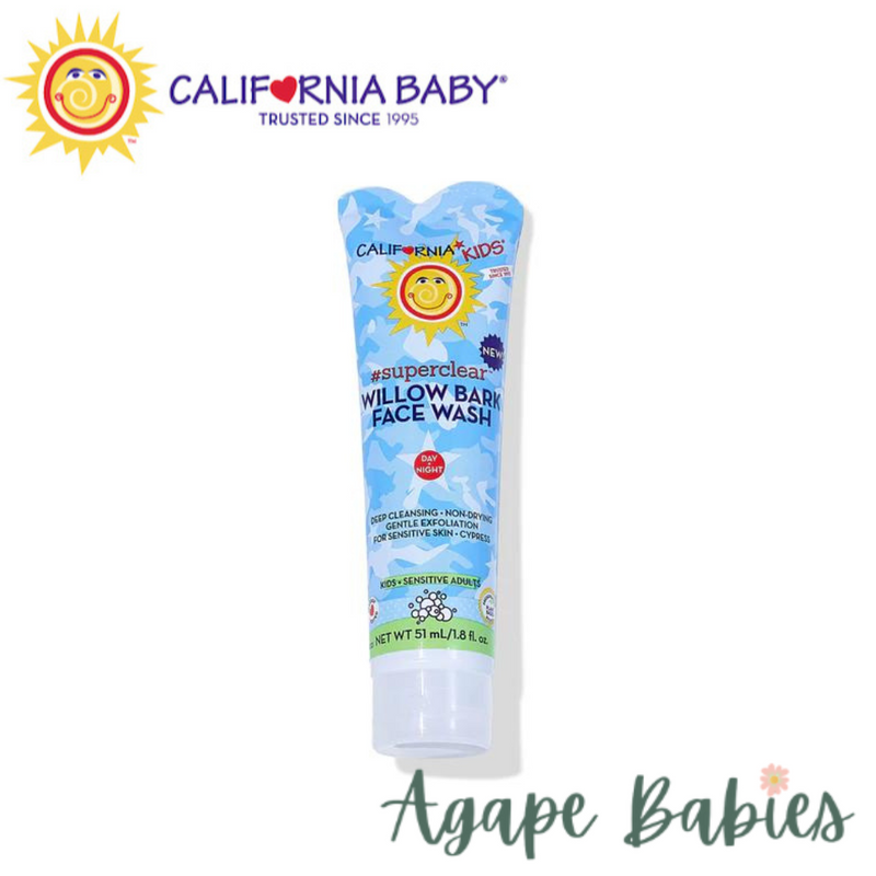 California Baby 0.5oz California Kids Superclear Face Wash Travel Size