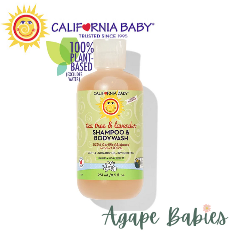 California Baby Shampoo & Body Wash:Tea Tree & Lavender 8.5oz Exp: 12/23