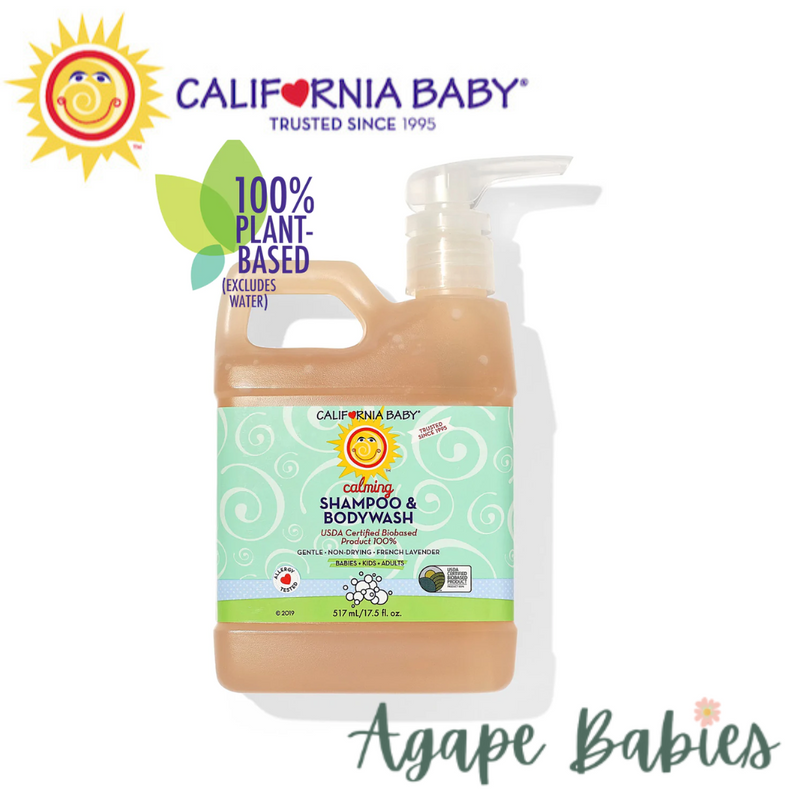 California Baby Shampoo & BodyWash Calming - 17.5oz Exp: