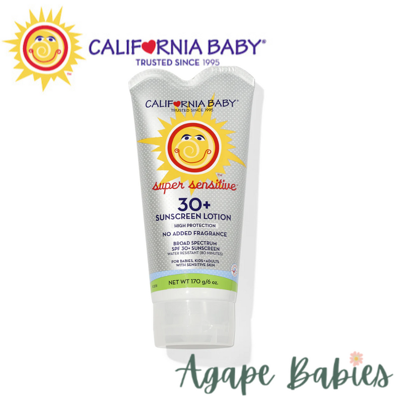 California Baby Sunscreen: Super Sensitive (No Fragrance) Sunscreen SPF 30+ 2.9oz Exp: 03/24