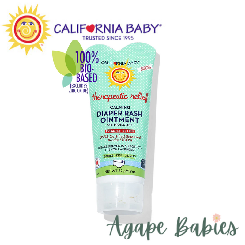 California Baby Therapeutic Relief Calming Diaper Rash Cream Tube 2.9oz Exp: 03/24