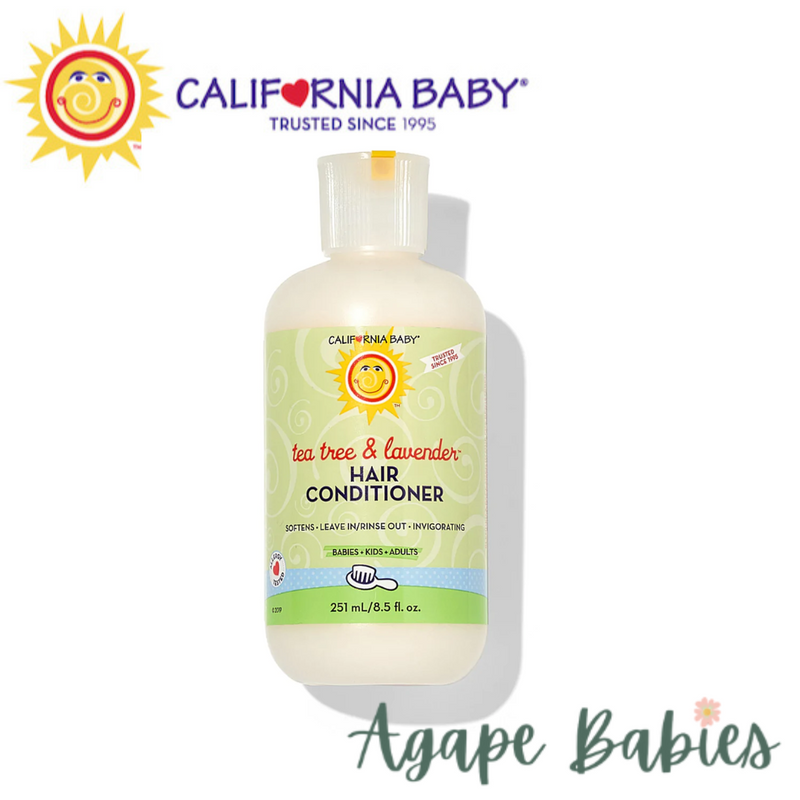 California Baby Hair Conditioner: Tea Tree & Lavender 8.5oz Exp: 10/23